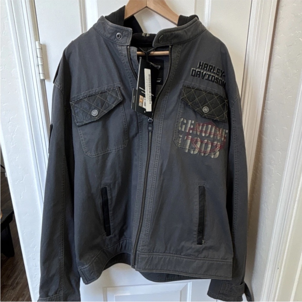 Harley-Davidson Men's Charcoal Field Jacket